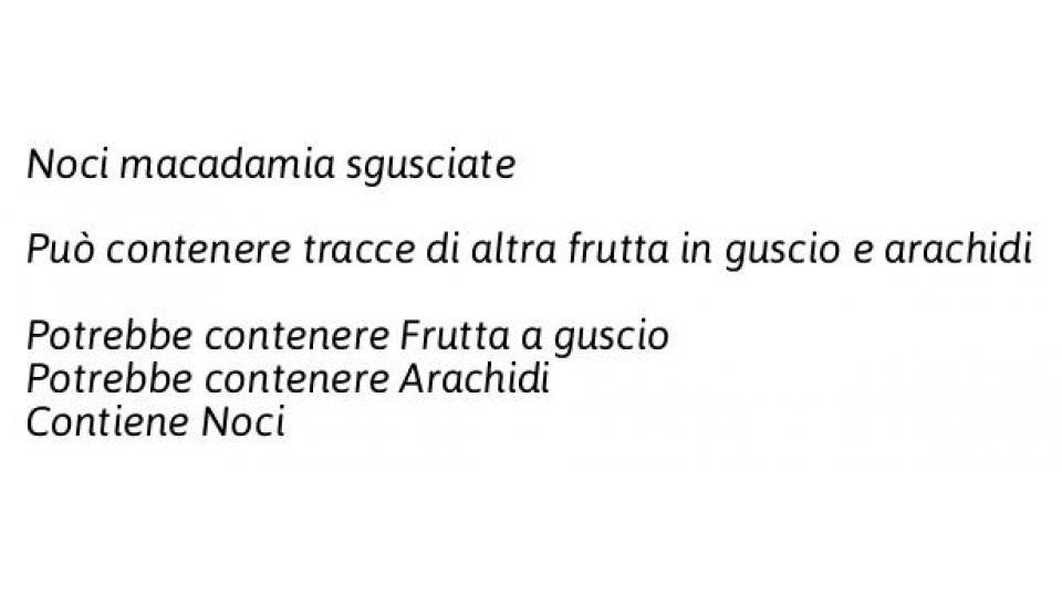 Noci Macadamia Sgusciate