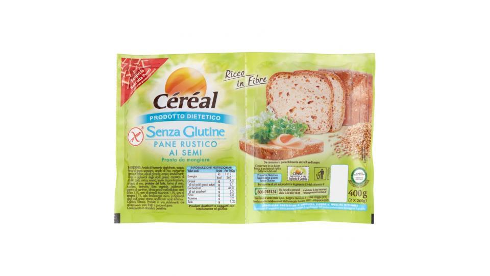 Senza Glutine Pane Rustico ai Semi 2 x 200 g