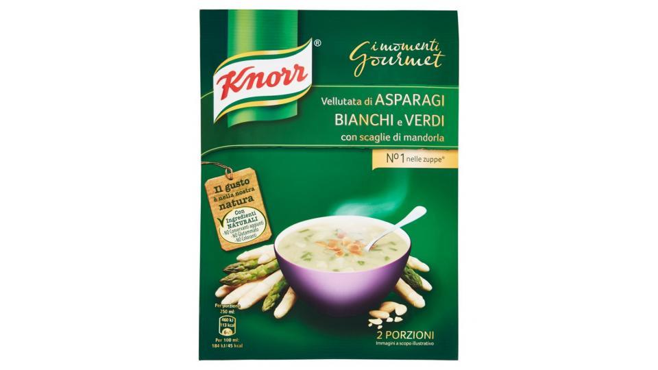 I Momenti Gourmet Vellutata di Asparagi Bianchi e Verdi con Scaglie di Mandorla