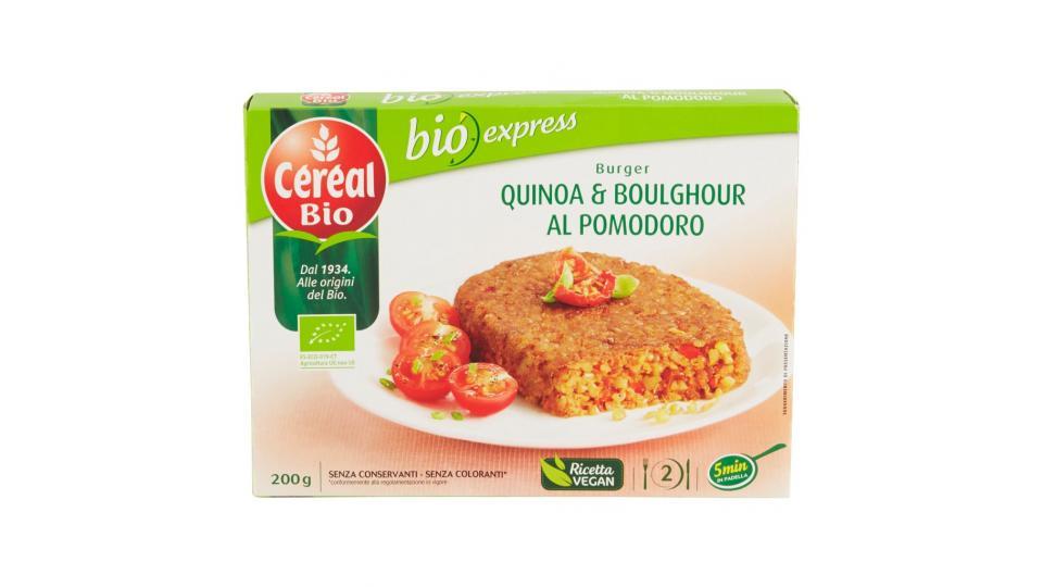 Burger Quinoa & Boulghour al Pomodoro