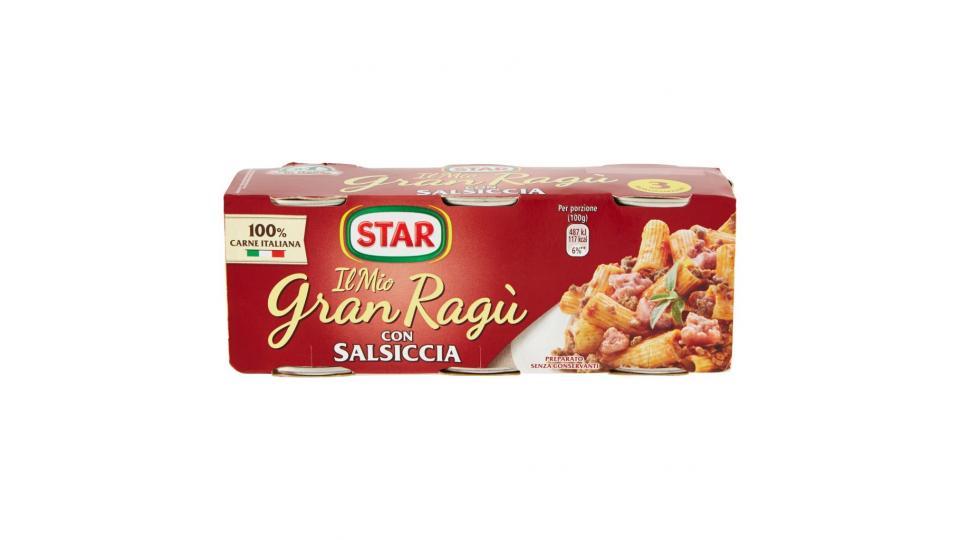 il Mio Gran Ragù con Salsiccia 3 x 100 g