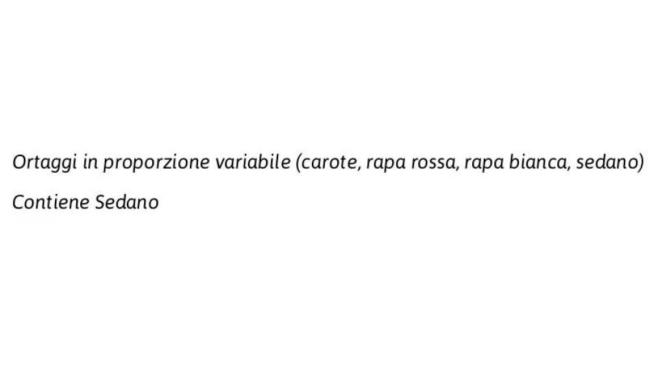 Pinzimonio di Verdure