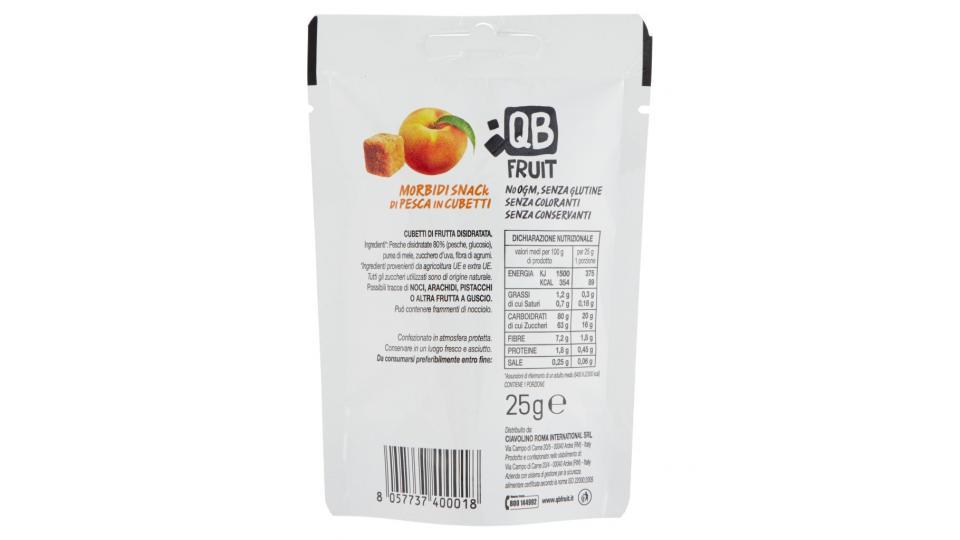 Fruit Pesca Morbido Snack di Frutta a Cubetti