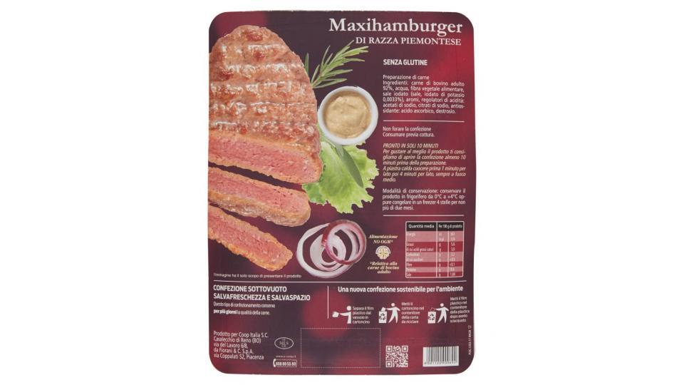 Maxihamburger di Razza Piemontese