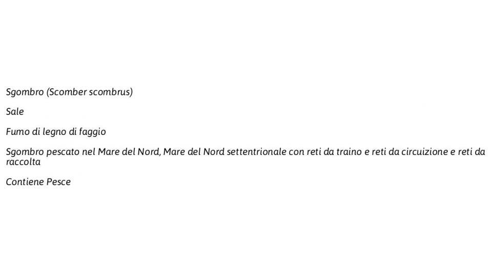 Filetti di Sgombro Affumicati