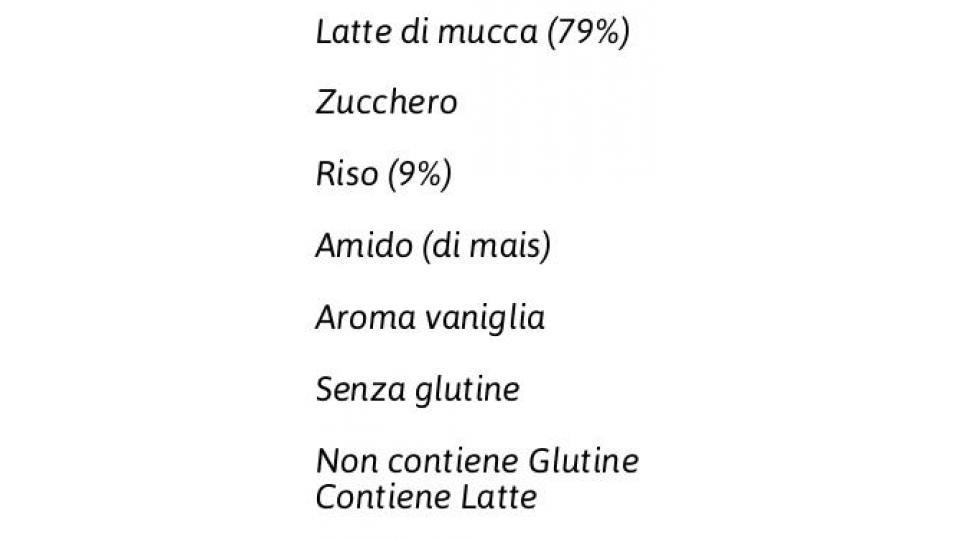 Risolatte Vaniglia