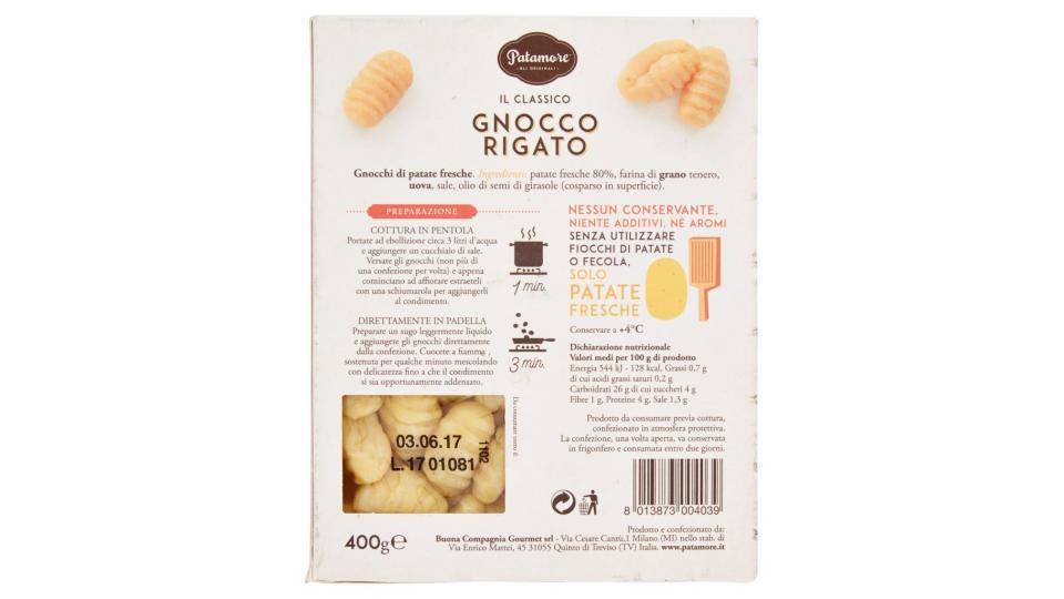 il Classico Gnocco Rigato