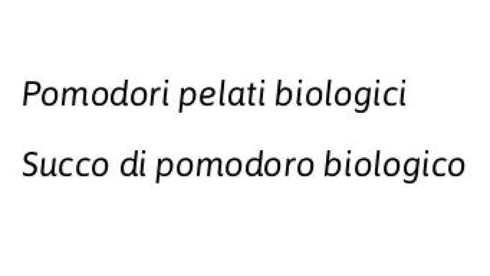 Pomodori Pelati Biologici