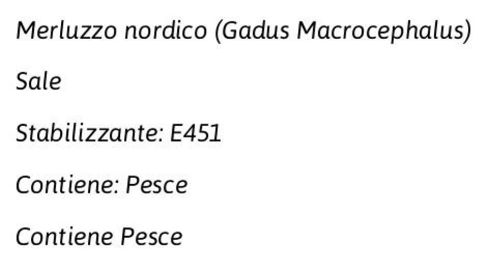 Cuore di Filetto di Baccalà 0,500 Kg