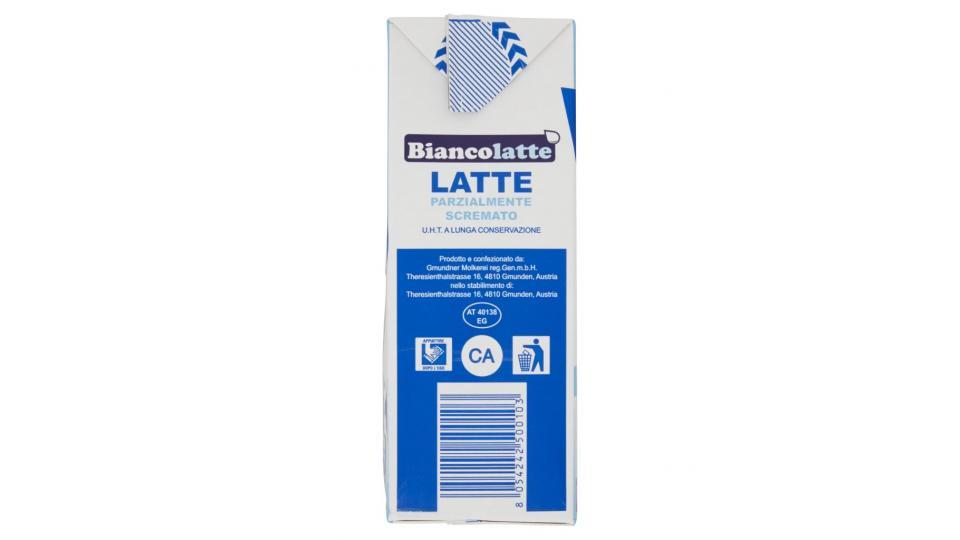 Latte Parzialmente Scremato Uht a Lunga Conservazione