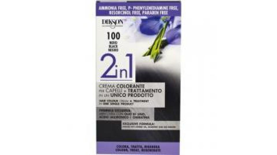 CREMA COLORANTE 2IN1 NERO 100