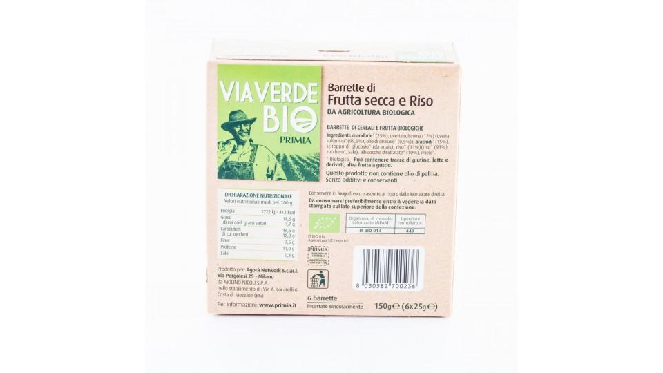 BARRETTE DI FRUTTA SECCA E RISO