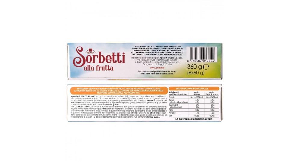 SORBETTI ALLA FRUTTA
