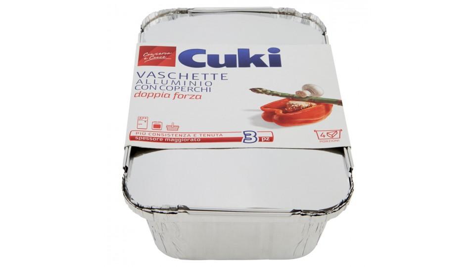 VASCHETTE ALLUMINIO C/COPERCHIO