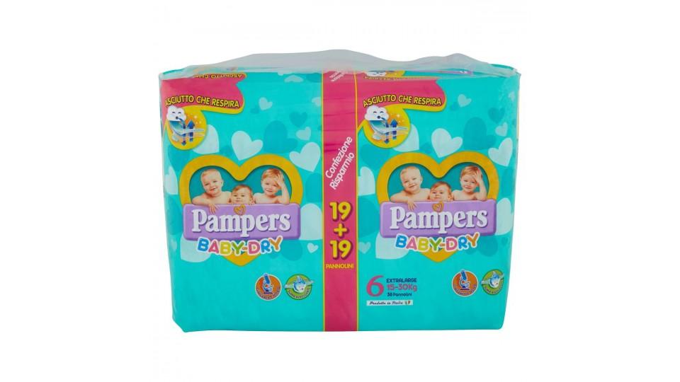PANNOLINI BABY DRY XL