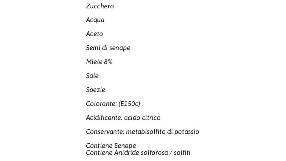 Miel Senape con Miele