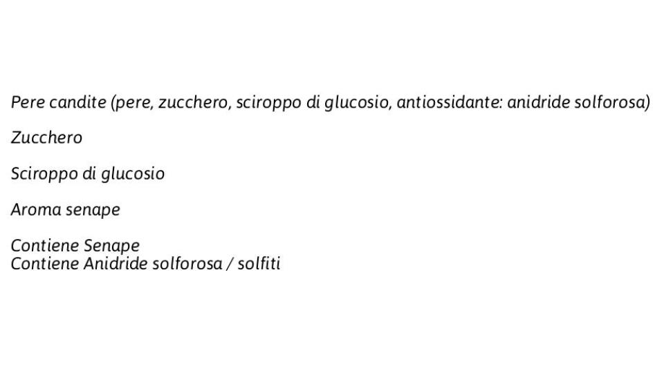 Mostarda di Pere di Cremona