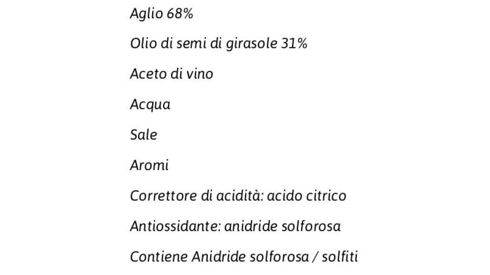 Aglio Sott'Olio