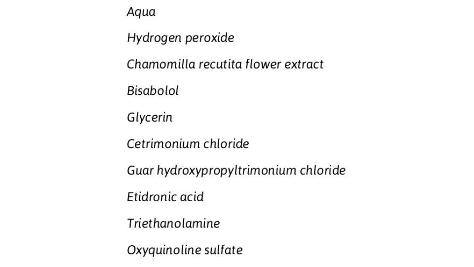 Lozione Schiarente Capelli Chiari