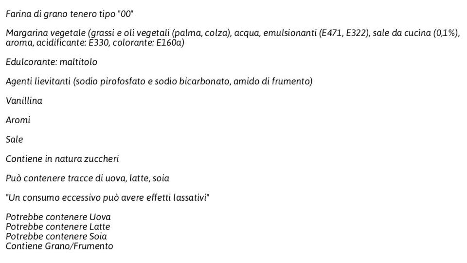 Canestrelli senza Zuccheri Aggiunti