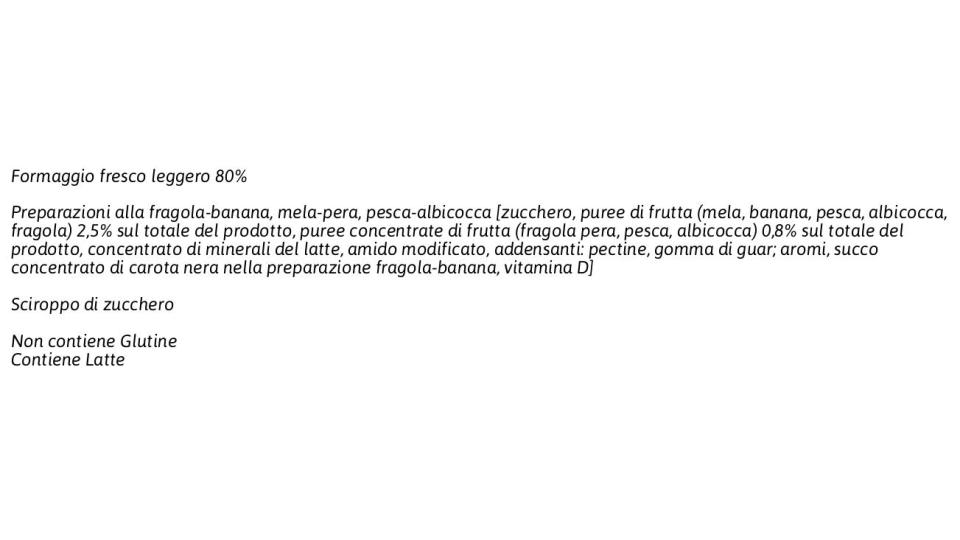 NestlÈ  Frutta Mista Fragola e Banana - Mela e Pera - Pesca e Albicocca 6 x 50 g