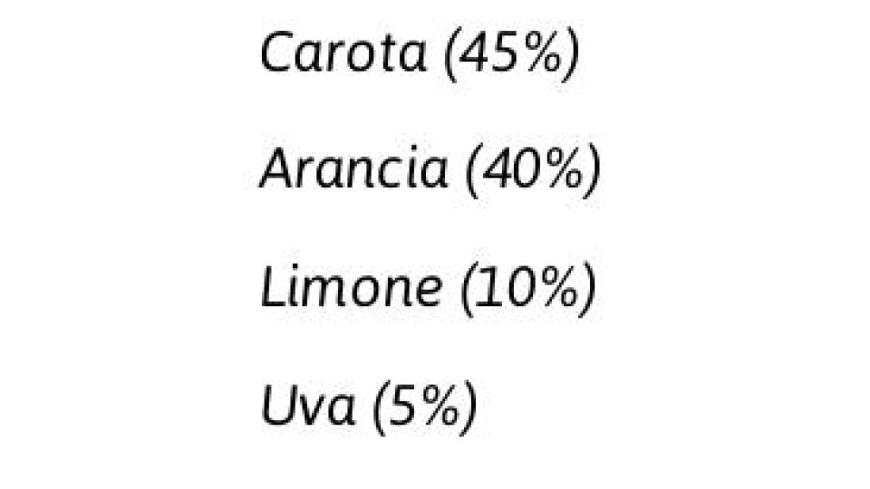 Frullato Ace Carota Arancia Limone