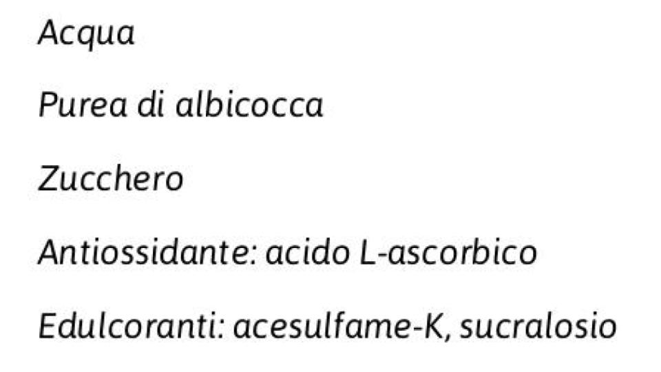 Succo e Polpa di Albicocca 6 x 200 Ml