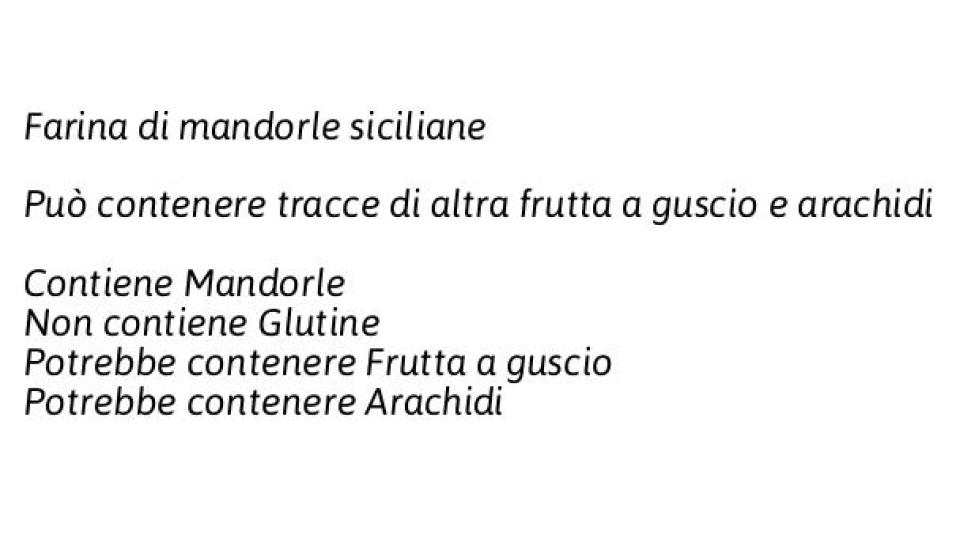 Valore al Territorio Farina di Mandorle Siciliane