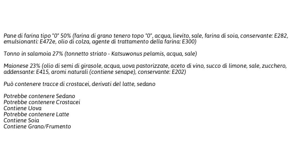 Tramezzini Tonno e Maionese