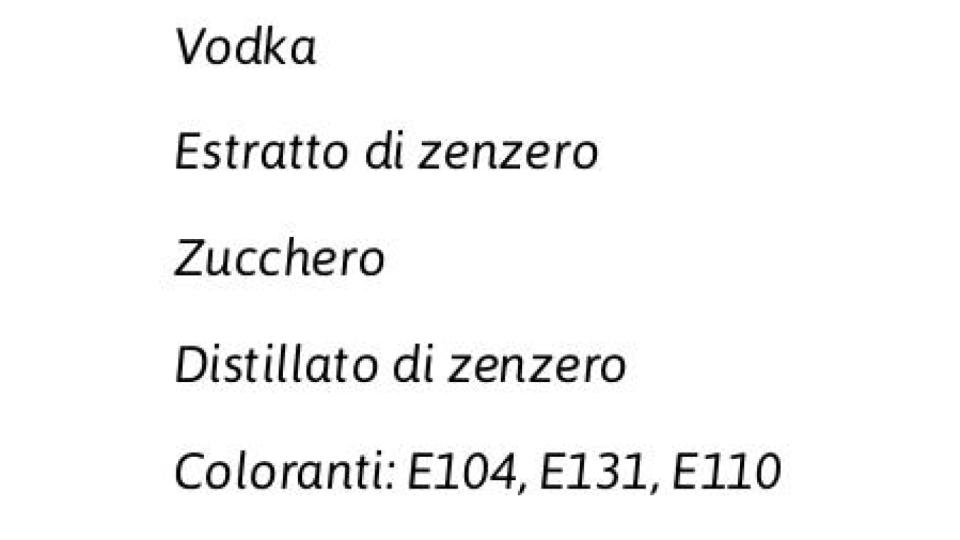 Fusion Vodka & Zenzero 0,7 l