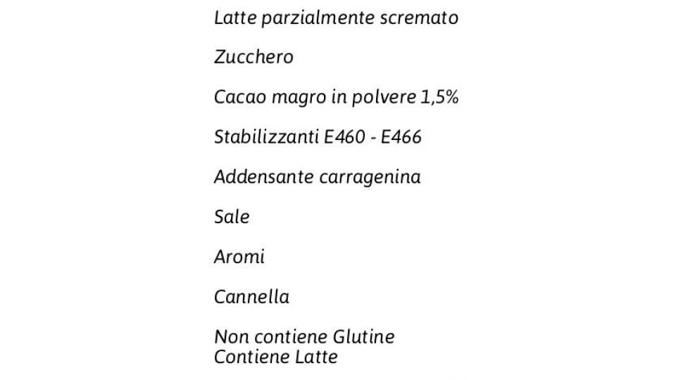 PRONTO DA BERE Bevanda a base di latte e cacao solubile