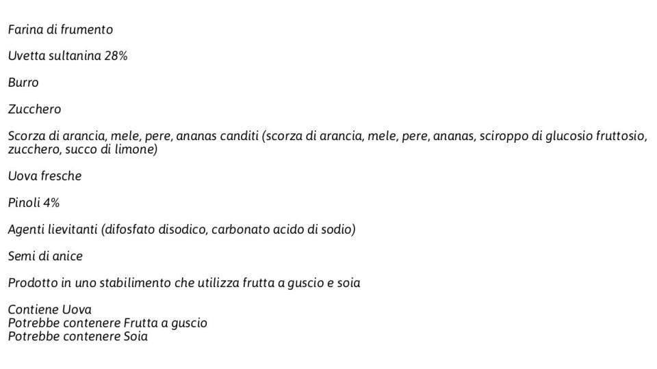 Grondona Pandolce Antica Genova
