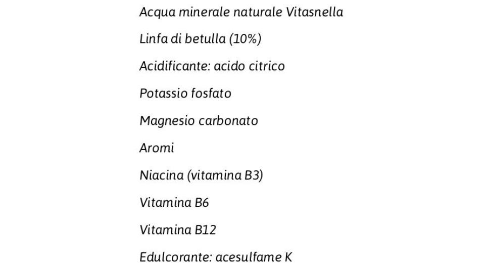 Le Linfe con Linfa di Betulla Drenante