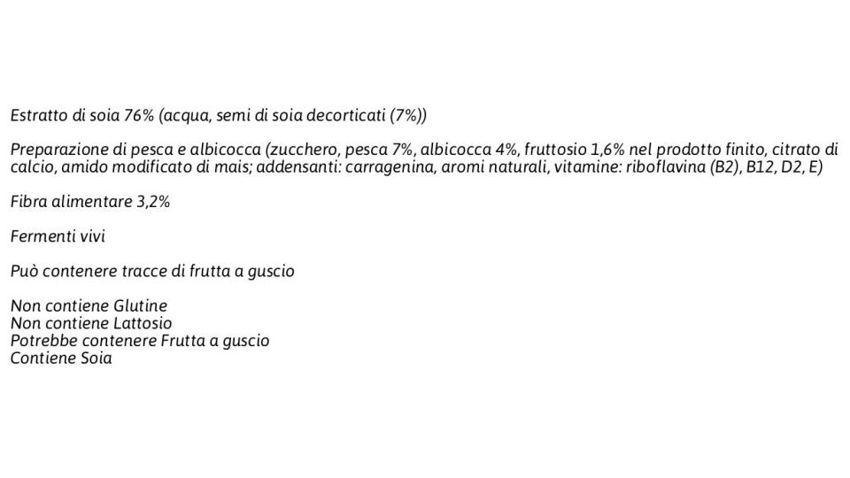 Soia Pesca e Albicocca in Pezzi 2 x 125 g