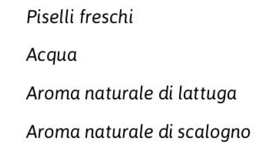 Piselli Fini senza Sale*