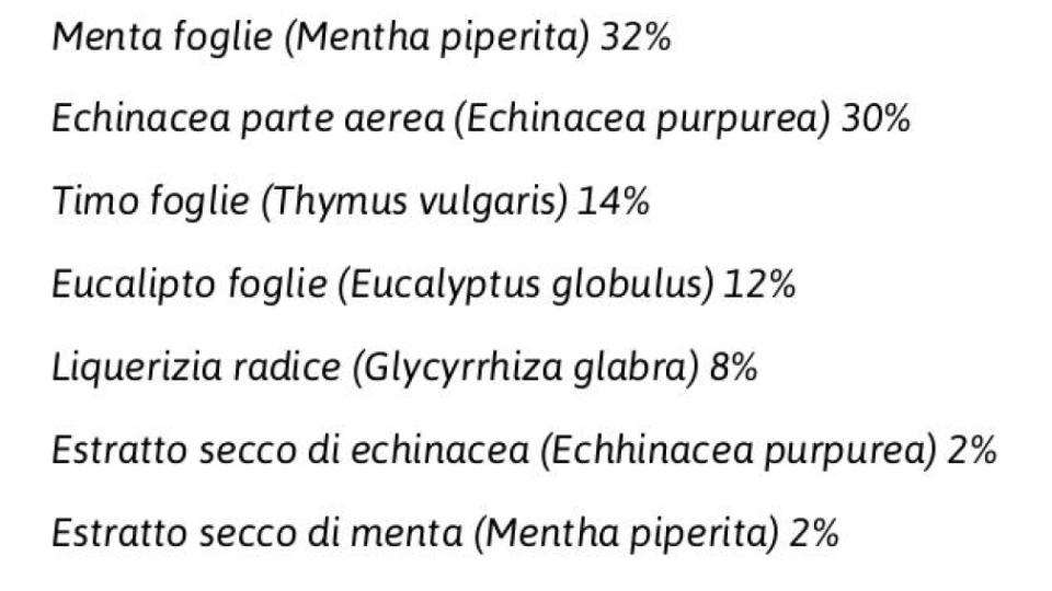 Tisane Naso e Gola 16 Filtri
