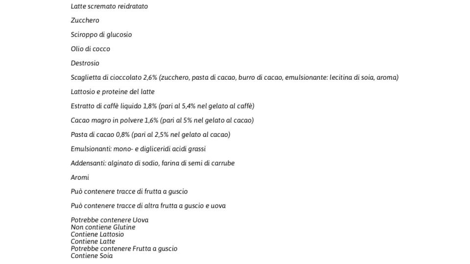 Cacao Stracciatella Caffè 1 Kg