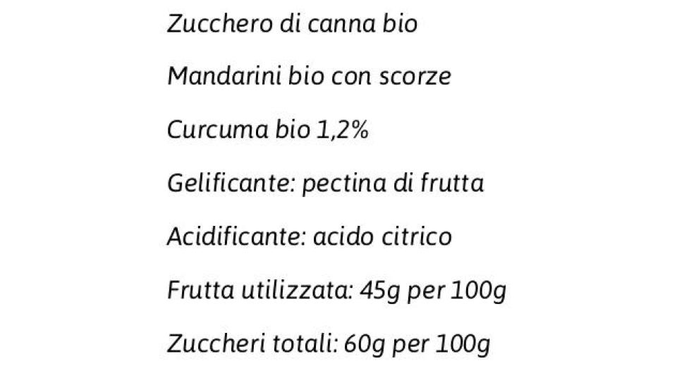 Mandarini con Curcuma Biologica