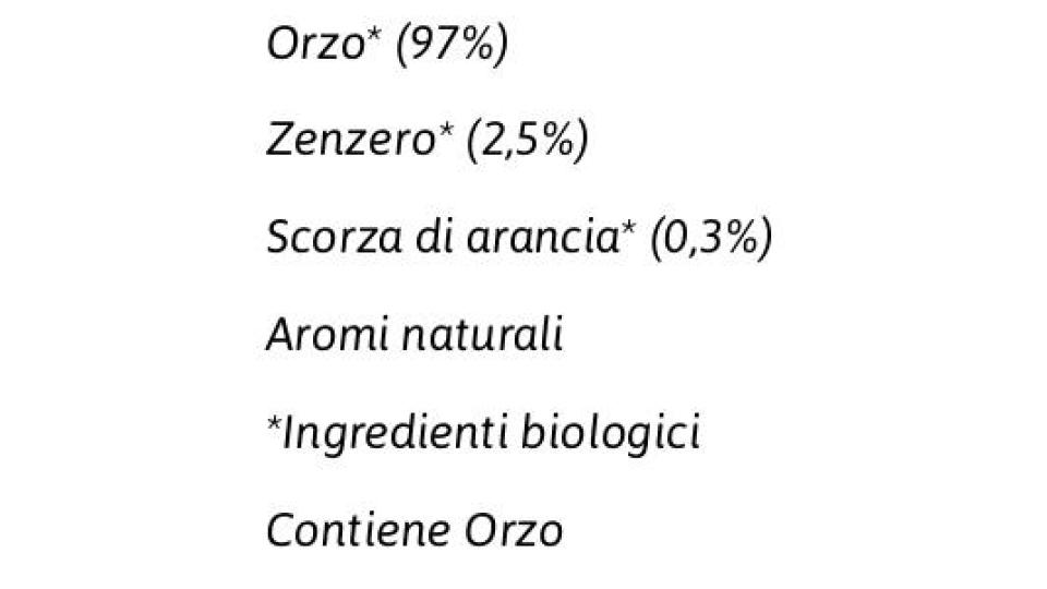 Bio Orzo Biologico con Zenzero e Arancia