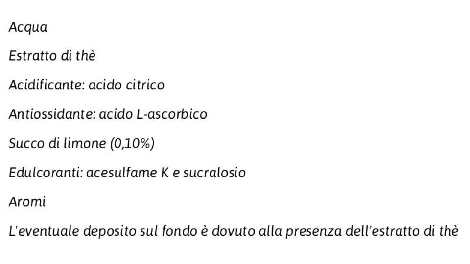 Thè Light Gusto Limone 1,5 l
