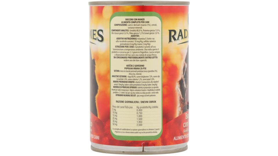 Bocconcini per Cani con Manzo