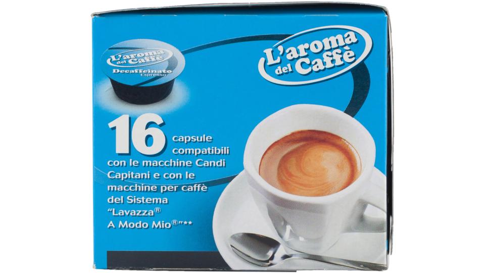 Capsule Caffe' Decaffeinato 16 Pz