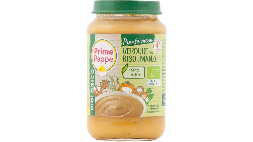 Menu' Verdure con Riso e Manzo 