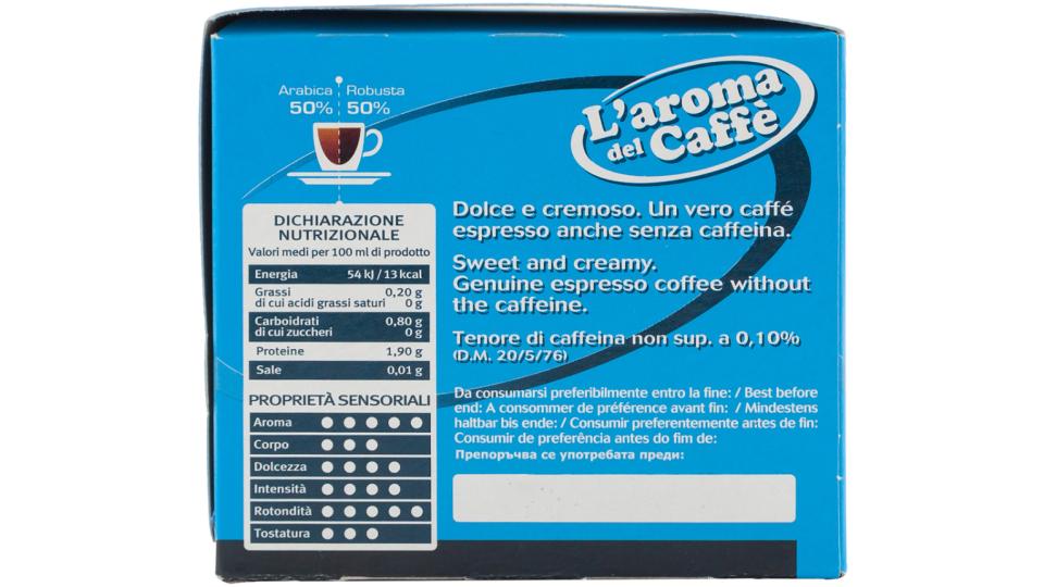 Capsule Caffe' Decaffeinato 16 Pz