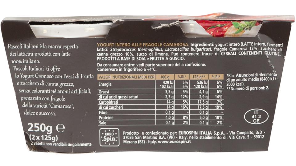 Yogurt Fragola le Stelle