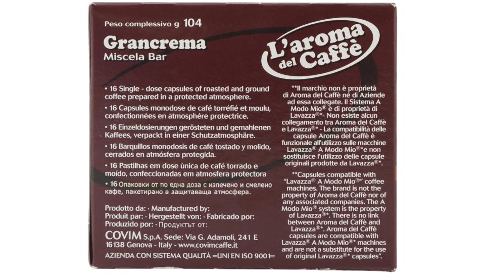 Capsule Caffe' Grancrema 16 Pz