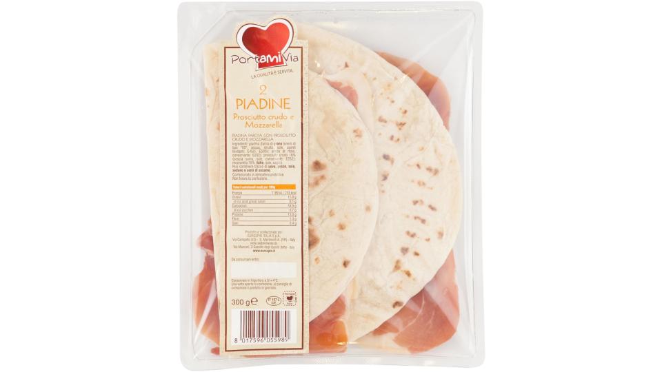 Piadina Prosiutto Crudo Mozzarella
