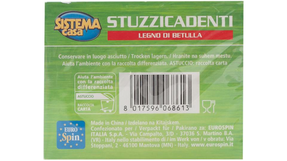 Stuzzicadenti di Betulla