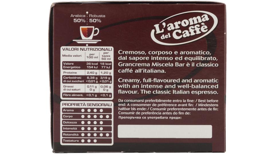 Capsule Caffe' Grancrema 16 Pz