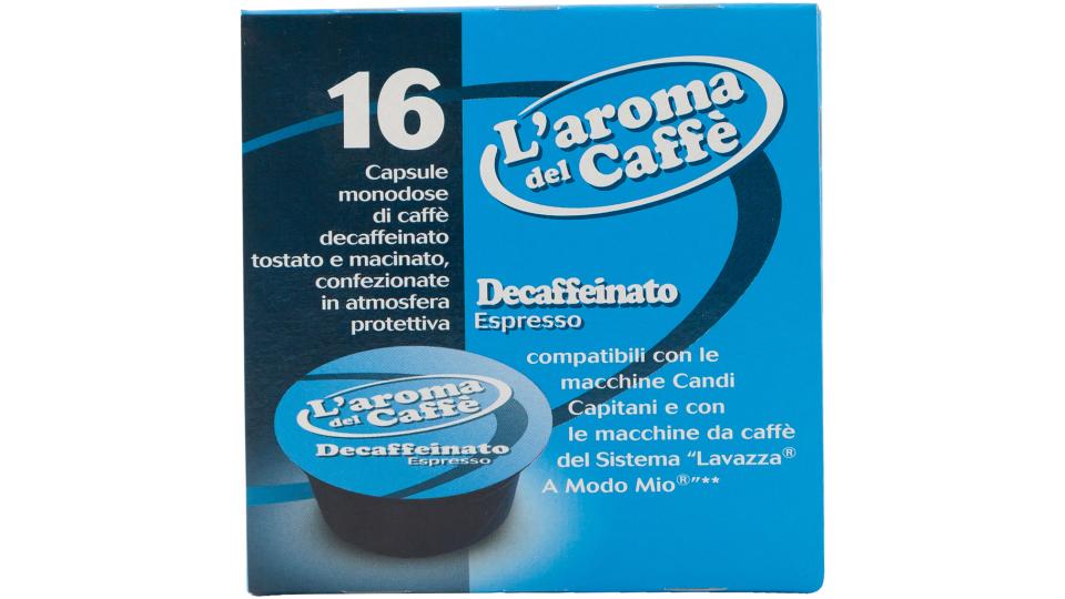 Capsule Caffe' Decaffeinato 16 Pz